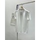 P2362025 summer latest product, available at the counter at the same time, original single product, fashionable and casual lapel short-sleeved T-shirt, imported original fabric, comfortable and breathable upper body, top-grade embroidery craft letter patt P2362025 summer latest product, available at the counter at the same time, original single product, fashionable and casual lapel short-sleeved T-shirt, imported original fabric, comfortable and breathable upper body, top-grade embroidery craft letter patt