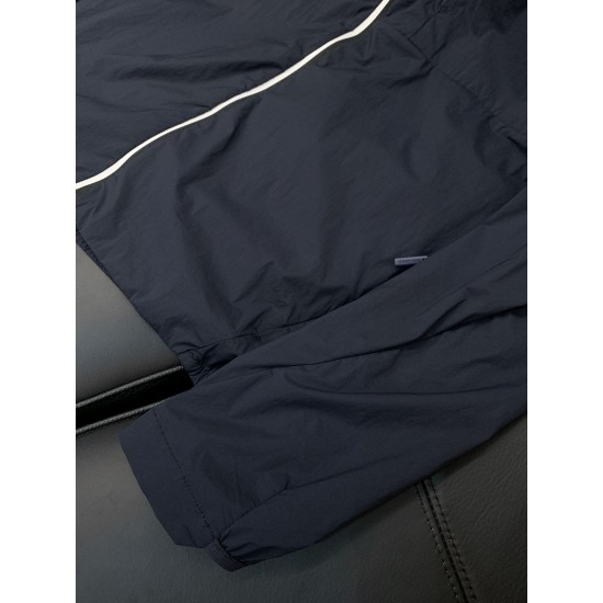 P2962025 spring new style, fashionable and casual hooded jacket, available at the same time for counters, original singles, top-level printing craft letter pattern decoration logo, customized original hardware and auxiliary materials decoration, extremely