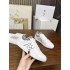 This Dior Star sneaker is a classic item, with a unique design.Elaborately crafted from white mesh fabric, the sides are decorated with black CD logo and star patterns, and the tongue is embellished with Christian Dior Paris logo.Paired with classic light