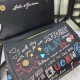 480 [Dolce Gabbana] The same crossbody bag as a celebrity, crossbody, mirror, overseas purchasing special products, fashionable and aura, brand new bag style, any combination can be as long as there is a fashionable heart, you can keep it clearly, when an