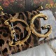 630 [Dolce Gabbana] Model number: 4153 patent leather leopard print, original single ➰Delicate handmade series crossbody bags, imported raw materials, front embellishment of resin bottom, real gold-plated DG logo, front flip cover adopts hidden magnetic b