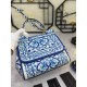 480 [Dolce Gabbana] The same crossbody bag as a celebrity, crossbody, mirror, overseas purchasing special products, fashionable and aura, brand new bag style, any combination can be as long as there is a fashionable heart, you can keep it clearly, when an