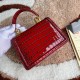 550 [Dolce Gabbana] Chain hand-held crossbody bag model number: 6613 crocodile pattern Original list ➰Delicious handmade Imported cowhide with original hardware bag body top pure handmade oil edges The favorite of many celebrities is Crossbody, Special pr
