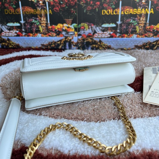 580 small [Dolce Gabbana] model number 4152 original list ➰Delicious handmade imported cowhide with original hardware bag body pure handmade oil on top of the bag, many celebrities' favorites, crossbody, overseas purchasing special products, fashionable a