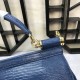 470 Small [Dolce Gabbana] Colorful Diamond Lizard Pattern Crossbody Bag Original Single Perfect Bag Shape Imported Top-Level Lizard Pattern Cowhide, Customized Vacuum High Electroplating Hardware All-match Bag Shape Hand-Off Crossbody is suitable for any 