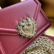 510 [Dolce Gabbana] Chain hand-held crossbody bag model number: 6613 plain paper Original ➰Delicious handmade Imported cowhide with original hardware bag body with pure handmade oil on top of the top of many celebrities' favorites, crossbody, special prod