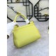 410 Small, high-end product [Dolce Gabbana] crossbody women's bag ➰Delicate handmade, classic style, solid color versatile, favorite of many celebrities, crossbody, mirror, overseas purchasing special products!Imported palm-print cowhide with original har