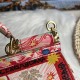 480 [Dolce Gabbana] Cowhide print, crossbody/carrying, with mirror, overseas purchasing special products, fashionable and aura, brand new bag style, any combination can be as long as there is a fashionable heart, you can keep it clearly, when and where DG