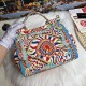 480 [Dolce Gabbana] Cowhide print, crossbody/carrying, with mirror, overseas purchasing special products, fashionable and aura, brand new bag style, any combination can be as long as there is a fashionable heart, you can keep it clearly, when and where DG