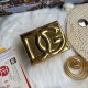 530 [Dolce Gabbana] Model number: 5515 Top original list ➰Delicious handmade, imported cowhide bag body with pure handmade oil edges on top, embellished with standing effect quilted DG log Fashion trend, favorite of many celebrities, crossbody, overseas p