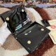 530 [Dolce Gabbana] Model number: 5515 Top original list ➰Delicious handmade, imported cowhide bag body with pure handmade oil edges on top, embellished with standing effect quilted DG log Fashion trend, favorite of many celebrities, crossbody, overseas p