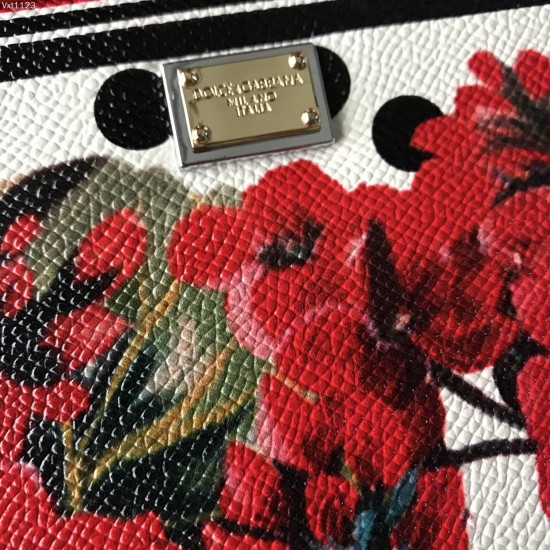 480 [Dolce Gabbana] The same crossbody bag as a celebrity, crossbody, mirror, overseas purchasing special products, fashionable and aura, brand new bag style, any combination can be as long as there is a fashionable heart, you can keep it clearly, when an