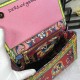 480 [Dolce Gabbana] The same crossbody bag as a celebrity, crossbody, mirror, overseas purchasing special products, fashionable and aura, brand new bag style, any combination can be as long as there is a fashionable heart, you can keep it clearly, when an