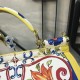 480 [Dolce Gabbana] The same crossbody bag as a celebrity, crossbody, mirror, overseas purchasing special products, fashionable and aura, brand new bag style, any combination can be as long as there is a fashionable heart, you can keep it clearly, when an