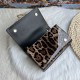 630 [Dolce Gabbana] Model number: 4153 patent leather leopard print, original single ➰Delicate handmade series crossbody bags, imported raw materials, front embellishment of resin bottom, real gold-plated DG logo, front flip cover adopts hidden magnetic b