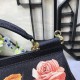 480 [Dolce Gabbana] The same crossbody bag as a celebrity, crossbody, mirror, overseas purchasing special products, fashionable and aura, brand new bag style, any combination can be as long as there is a fashionable heart, you can keep it clearly, when an