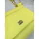 410 Small, high-end product [Dolce Gabbana] crossbody women's bag ➰Delicate handmade, classic style, solid color versatile, favorite of many celebrities, crossbody, mirror, overseas purchasing special products!Imported palm-print cowhide with original har