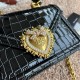 550 [Dolce Gabbana] Chain hand-held crossbody bag model number: 6613 crocodile pattern Original list ➰Delicious handmade Imported cowhide with original hardware bag body top pure handmade oil edges The favorite of many celebrities is Crossbody, Special pr