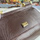 490 [Dolce Gabbana] Model number: 4660 Lizard Diamond Original Single Perfect Bag Shape Imported Top-Level Lizard Pattern Cowhide, Customized Vacuum High Electroplating Hardware, Versatile Bag Style, Hand-in Crossbody is suitable for any occasion, Gorgeou