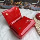 570 [Dolce Gabbana] Model number: 9112 Original order ➰Delicate handmade, imported cowhide bag body with pure handmade oil edges on top, embellished with standing effect quilted DG log Fashion trend, favorite of many celebrities, crossbody, overseas purch