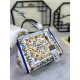 480 [Dolce Gabbana] Crossbody, mirror, special products for overseas purchasing, new bag style and aura, any combination can be as long as there is a fashionable heart, you can keep it clearly, when and where DG will always show you infinite surprises Lux