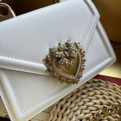 510 [Dolce Gabbana] Chain hand-held crossbody bag model number: 6613 plain paper Original ➰Delicious handmade Imported cowhide with original hardware bag body with pure handmade oil on top of the top of many celebrities' favorites, crossbody, special prod