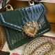 530 [Dolce Gabbana] Chain hand-held crossbody bag model number: 6613 crocodile pattern Top original list ➰Delicious handmade Imported cowhide with original hardware bag body top handmade oil edges The favorite of many celebrities, crossbody can be crossbo