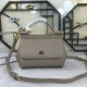 410 Small, high-end product [Dolce Gabbana] crossbody women's bag ➰Delicate handmade, classic style, solid color versatile, favorite of many celebrities, crossbody, mirror, overseas purchasing special products!Imported palm-print cowhide with original har