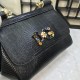 470 Small [Dolce Gabbana] Colorful Diamond Lizard Pattern Crossbody Bag Original Single Perfect Bag Shape Imported Top-Level Lizard Pattern Cowhide, Customized Vacuum High Electroplating Hardware All-match Bag Shape Hand-Off Crossbody is suitable for any 