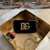 530 【Dolce Gabbana】New model number: 9113 original sheet ➰Delicate handmade, single shoulder crossbody, dual purpose, imported raw materials, real gold-plated DG logo on the bottom, the flip cover is hidden magnetic buckle, removable electroplated rutheni