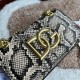 500 [Dolce Gabbana] Model number: 5183 Original order ➰Delicate handmade Imported cowhide with original hardware bag body with pure handmade oil on top of the top of many celebrities' favorites, crossbody, special products for overseas purchasing agents, 