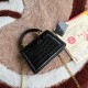 550 [Dolce Gabbana] Chain hand-held crossbody bag model number: 6613 crocodile pattern Original list ➰Delicious handmade Imported cowhide with original hardware bag body top pure handmade oil edges The favorite of many celebrities is Crossbody, Special pr