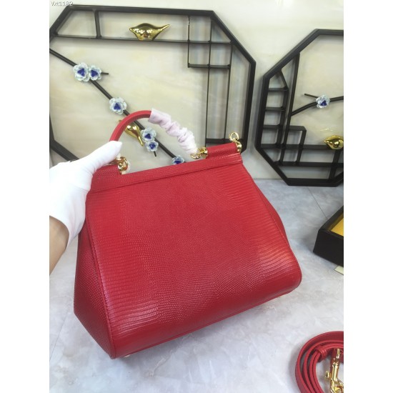 530 Medium size [Dolce Gabbana] Colorful Diamond Lizard Pattern Crossbody Bag Original Single Perfect Bag Shape Imported Top-Level Lizard Pattern Cowhide, Customized Vacuum High Electroplating Hardware All-match Bag Style Hand-Owned Crossbody is suitable 