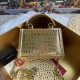 530 [Dolce Gabbana] Chain hand-held crossbody bag model number: 6613 crocodile pattern Top original list ➰Delicious handmade Imported cowhide with original hardware bag body top handmade oil edges The favorite of many celebrities, crossbody can be crossbo