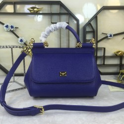 410 Small, high-end product [Dolce Gabbana] crossbody women's bag ➰Delicate handmade, classic style, solid color versatile, favorite of many celebrities, crossbody, mirror, overseas purchasing special products!Imported palm-print cowhide with original har
