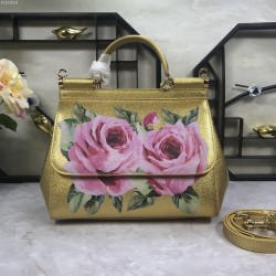 480 [Dolce Gabbana] The same crossbody bag as a celebrity, crossbody, mirror, overseas purchasing special products, fashionable and aura, brand new bag style, any combination can be as long as there is a fashionable heart, you can keep it clearly, when an