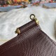 510 [Dolce Gabbana] Model number: 4662 Lizard Diamond Original Single Perfect Bag Shape Imported Top-Level Lizard Pattern Cowhide, Customized Vacuum High Electroplating Hardware, Versatile Bag Style, Hand-in Crossbody is suitable for any occasion, Gorgeou