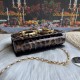 630 [Dolce Gabbana] Model number: 4153 patent leather leopard print, original single ➰Delicate handmade series crossbody bags, imported raw materials, front embellishment of resin bottom, real gold-plated DG logo, front flip cover adopts hidden magnetic b
