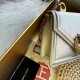 510 [Dolce Gabbana] Chain hand-held crossbody bag model number: 6613 plain paper Original ➰Delicious handmade Imported cowhide with original hardware bag body with pure handmade oil on top of the top of many celebrities' favorites, crossbody, special prod