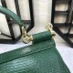 470 Small [Dolce Gabbana] Colorful Diamond Lizard Pattern Crossbody Bag Original Single Perfect Bag Shape Imported Top-Level Lizard Pattern Cowhide, Customized Vacuum High Electroplating Hardware All-match Bag Shape Hand-Off Crossbody is suitable for any 