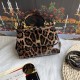 500 [Dolce Gabbana] model number: 2112 patent leather leopard print, perfect bag shape, customized vacuum high electroplated hardware, versatile bag type, portable crossbody is suitable for any occasion, gorgeous enough to amazing four seats, every presen