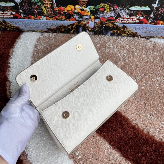 P550 model number: 4133 palm print high-end product [Dolce Gabbana] Another platinum bag in the fashion industry ➰Delicate handmade classic model solid color versatile. Favorite of many celebrities. Crossbody can be used with mirrors. Special products for