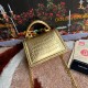 550 [Dolce Gabbana] Chain hand-held crossbody bag model number: 6613 crocodile pattern Original list ➰Delicious handmade Imported cowhide with original hardware bag body top pure handmade oil edges The favorite of many celebrities is Crossbody, Special pr