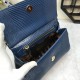 470 Small [Dolce Gabbana] Colorful Diamond Lizard Pattern Crossbody Bag Original Single Perfect Bag Shape Imported Top-Level Lizard Pattern Cowhide, Customized Vacuum High Electroplating Hardware All-match Bag Shape Hand-Off Crossbody is suitable for any 