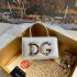 570 【Dolce Gabbana】❤️New.Model number: 9111 original list ➰Delicate and handmade, imported cowhide bag body with pure handmade oil edges on the top, embellished with DG double electroplating sign fashion trend, front flip cover adopts hidden magnetic buck