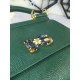 530 Medium size [Dolce Gabbana] Colorful Diamond Lizard Pattern Crossbody Bag Original Single Perfect Bag Shape Imported Top-Level Lizard Pattern Cowhide, Customized Vacuum High Electroplating Hardware All-match Bag Style Hand-Owned Crossbody is suitable 