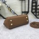 410 Small, high-end product [Dolce Gabbana] crossbody women's bag ➰Delicate handmade, classic style, solid color versatile, favorite of many celebrities, crossbody, mirror, overseas purchasing special products!Imported palm-print cowhide with original har