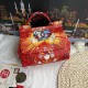480 [Dolce Gabbana] Cowhide print, crossbody/carrying, with mirror, overseas purchasing special products, fashionable and aura, brand new bag style, any combination can be as long as there is a fashionable heart, you can keep it clearly, when and where DG