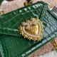 550 [Dolce Gabbana] Chain hand-held crossbody bag model number: 6613 crocodile pattern Original list ➰Delicious handmade Imported cowhide with original hardware bag body top pure handmade oil edges The favorite of many celebrities is Crossbody, Special pr