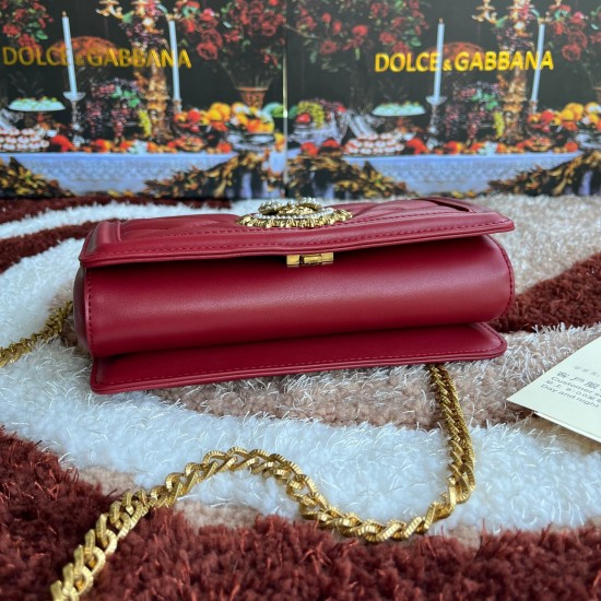 580 small [Dolce Gabbana] model number 4152 original list ➰Delicious handmade imported cowhide with original hardware bag body pure handmade oil on top of the bag, many celebrities' favorites, crossbody, overseas purchasing special products, fashionable a
